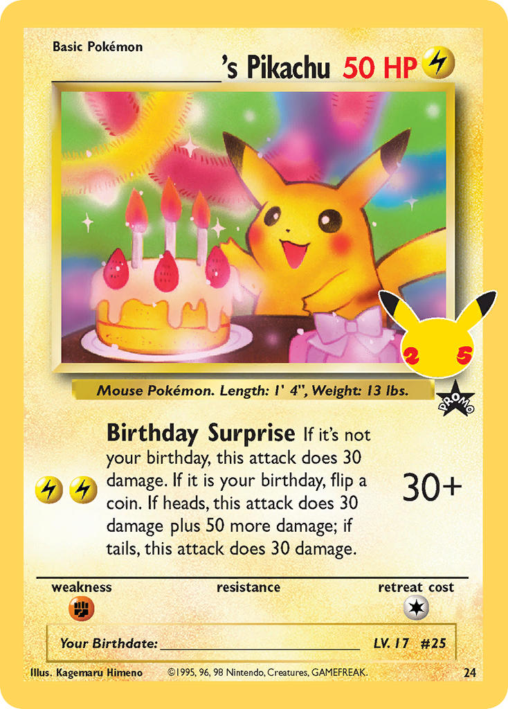 ______'s Pikachu - Holofoil - Classic Collection - 24/53