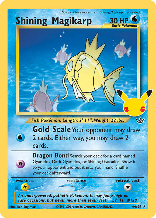 Shining Magikarp - Holofoil - Classic Collection - 66/64
