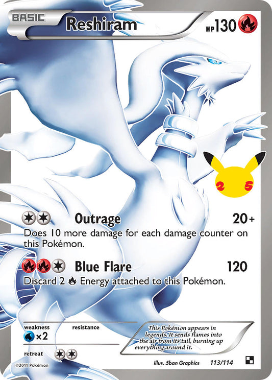 Reshiram - Holofoil - Classic Collection - 113/114