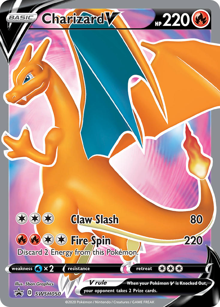 Charizard V - Holofoil - Promo - SWSH050
