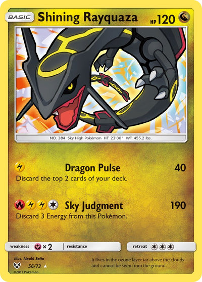 Shining Rayquaza - Holofoil - Shiny Holo Rare - 56