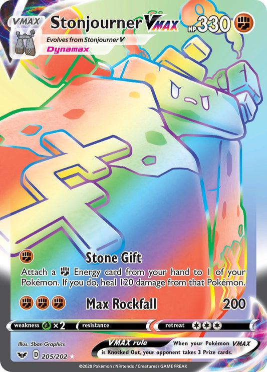 Stonjourner VMAX (Secret) - Holofoil - Secret Rare - 205/202
