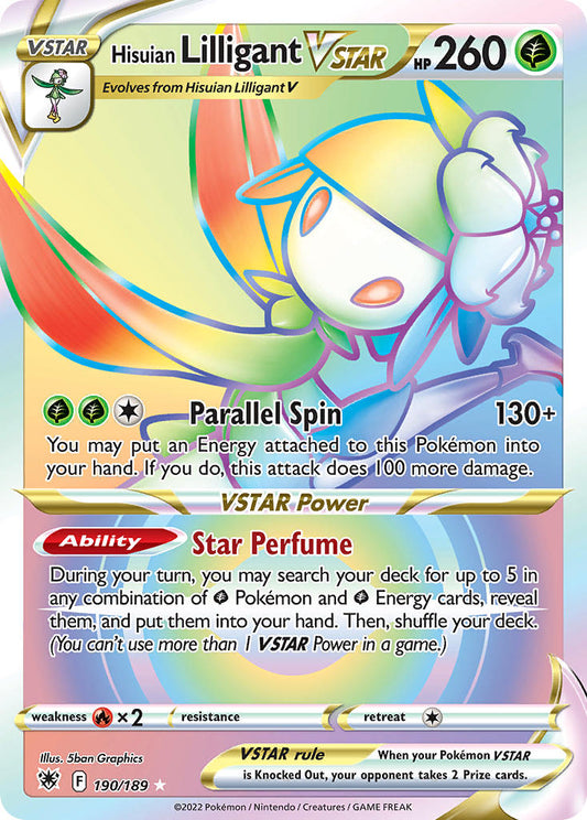 Hisuian Lilligant VSTAR (Secret) - Holofoil - Ultra Rare - 190/189