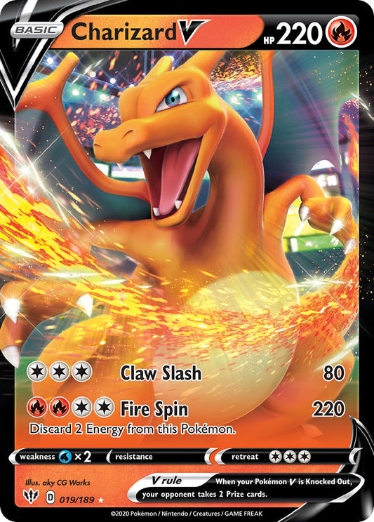 Charizard V - Holofoil - Ultra Rare - 019/189