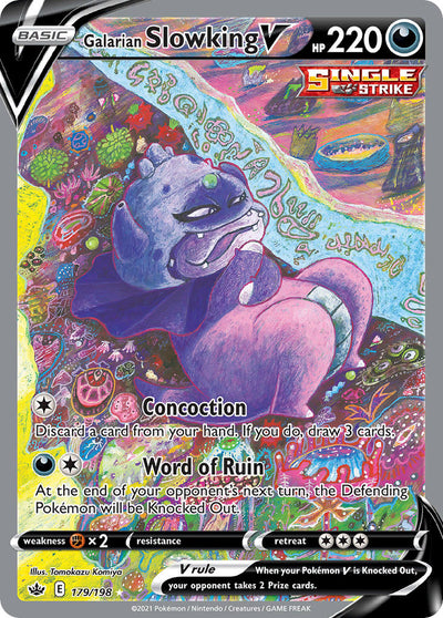 Galarian Slowking V (Alternate Full Art) - Holofoil - Ultra Rare - 179/198