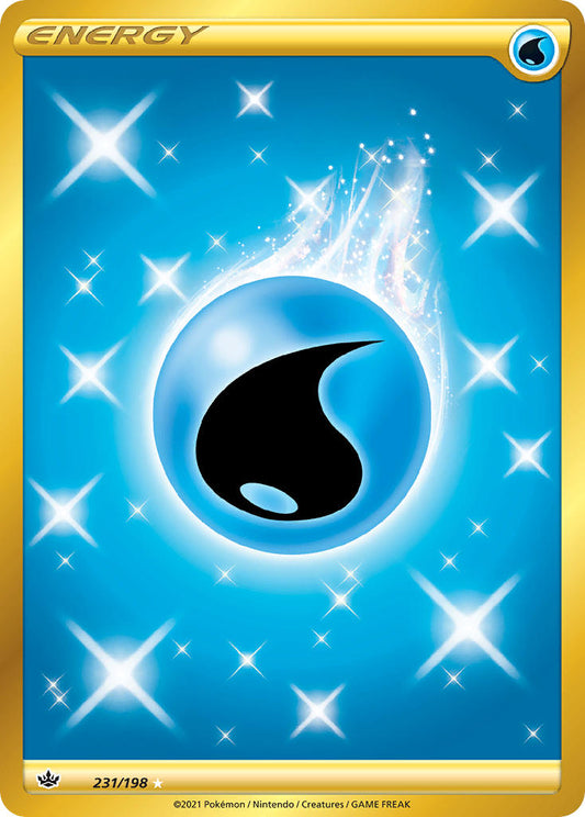 Water Energy (Secret) - Holofoil - Secret Rare - 231/198