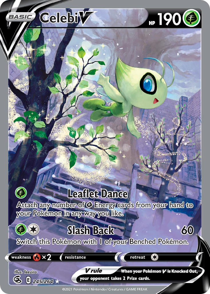 Celebi V (Alternate Full Art) - Holofoil - Ultra Rare - 245/264