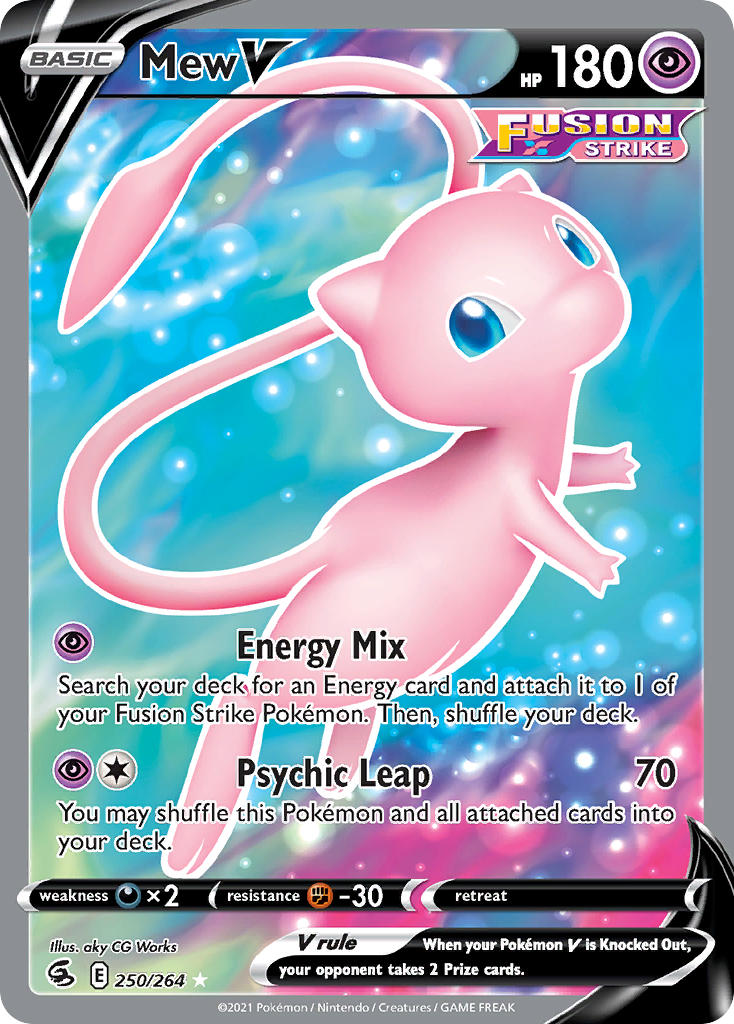 Mew V (Full Art) - Holofoil - Ultra Rare - 250/264
