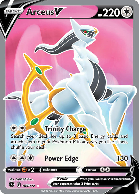 Arceus V (Full Art) - Holofoil - Ultra Rare - 165/172