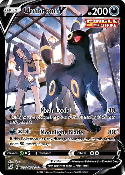 Umbreon V - Holofoil - Ultra Rare - TG22/TG30