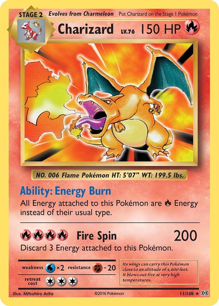 Charizard - Reverse Holofoil - Holo Rare - 11/108