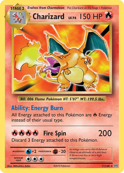 Charizard - Reverse Holofoil - Holo Rare - 11/108