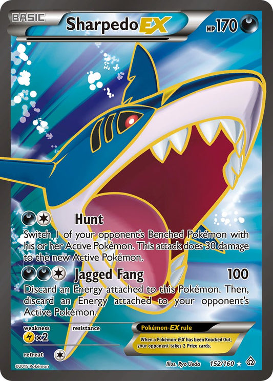 Sharpedo EX (152 Full Art) - Holofoil - Ultra Rare - 152