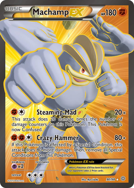 Machamp EX (90 Full Art) - Holofoil - Ultra Rare - 90