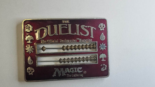 The Duelist Life Counter RED metal Magic The Gathering 1996