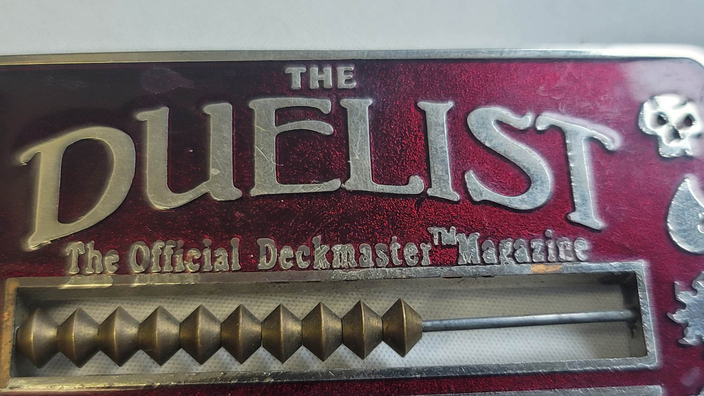 The Duelist Life Counter RED metal Magic The Gathering 1996